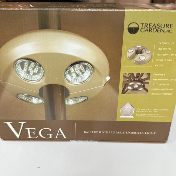 Other Vega Treasure Garden Battery Rechargeable Umbrella Light Never